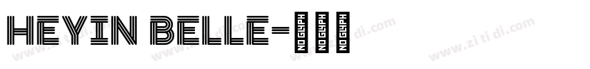 HeYin Belle字体转换